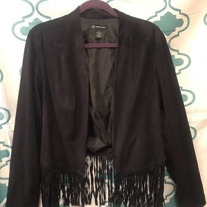 Black Fringe blazer